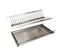 Посудосуш. нержавейка 2-х ур. с поддоном 600мм 565*280*65