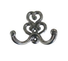 Крючок-вешалка №41 хром эффект (40шт)