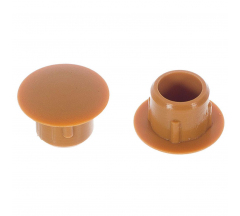 Заглушка D-10мм Бук желтый для тех.отверстий (1000шт/уп)