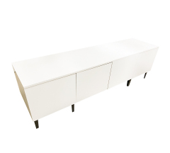 Тумба ТВ Ария 1,8м (мет.опора) (супер-белый)