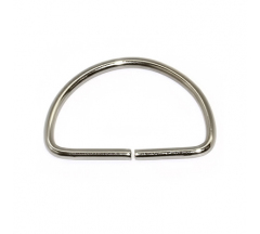 Полукольцо 38мм*3,5мм никель