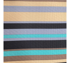 Материал Оксфорд 600D PU Полоса бирюза