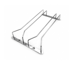 Держатель для бокалов две секции 210*340*65мм