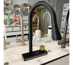 Смеситель кух. SUS304 черный 3 режима с выдв.изливом T708H
