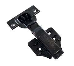 Петля с доводчиком 3D Black накладная PREMIAL