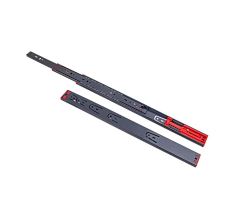 Направляющая шариковая Black с доводчиком  H45 L400 Premial