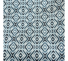 CLEVER ROMB Navy меб.ткань