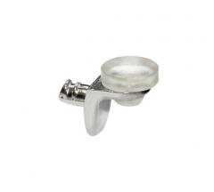 Полкодержатель для стекла с присоской (уголок)