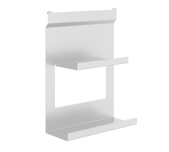 Полка для специй двойная белая RW