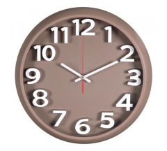 Часы 3D 3200-003 d=32см круг.капучино,Рубин