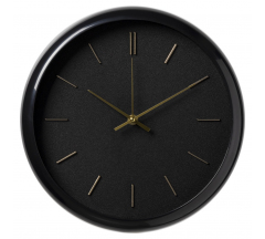 Часы КЛАССИКА 3037-001 d=30см круг.черный,Рубин