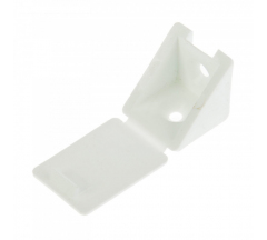 Уголок на 2 шурупа Белый №1 (100шт/уп)