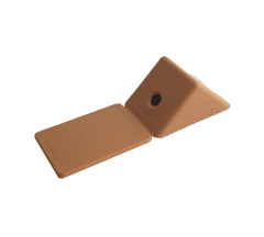 Уголок на 2 шурупа Бук розовый (100шт/уп)