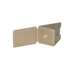 Уголок на 2 шурупа Дуб беленый №20 (100шт/уп)