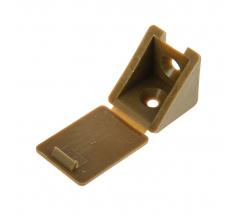 Уголок на 2 шурупа Орех (100шт/уп)