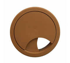 Розетка д/комп.стола коричневый №3