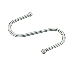 Крючок для рейлинга с шишками хром