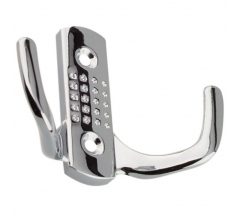 Крючок с перфорацией 2-х рожковый хром 04.48.02