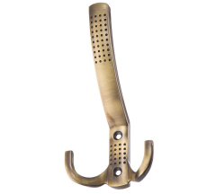 Крючок с перфорацией 3-х рожковый никель 04.46.05