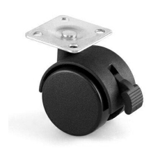 Опора D-50мм на площадке со стопором