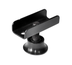 Опора М8 под плиту 16мм с пяткой Черный