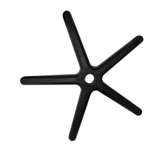 Крестовина пластик черный без колес 600мм