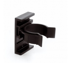 Клипса для пласт. цоколя с планкой черная