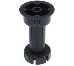 Ножка H=100-130 разборная регулир.черная