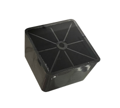 Ножка H-45 квадратная черная