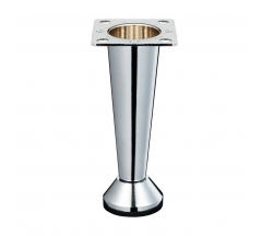 Ножка коническая Оскар 102-06/10см хром