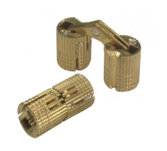 Петля ломберная потайная D-10мм латунь