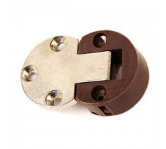 Петля секретерная силумин коричневая