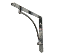 Кронштейн  угловой  11.01.019 222*222*28мм хром