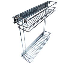 Бутылочница 2-яр.200мм (бок.крепл) 150*444*470 с доводчиком