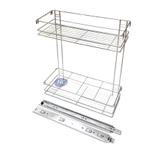 Бутылочница 2-яр.150мм (бок.крепл) 100*444*470 с доводчиком
