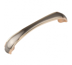 Ручка-скоба ZY-697 128 золото-никель