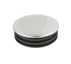 Заглушка для барной трубы D50 плоская R-17