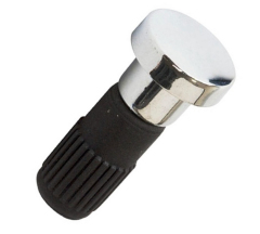 Заглушка рейлинга хром 1мм (плоская)