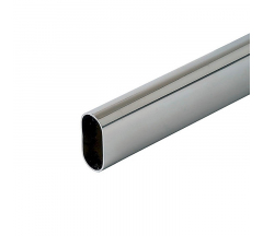 Труба d30 овальная L-3м хром