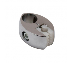 Держатель для стекла и панели хром (одинарный+вкладыш)