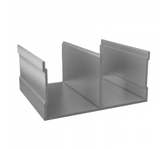 Профиль горизонт.верхний ПРЕМИАЛ графит 5900/12шт