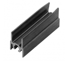 Профиль горизонтальный верхний ПРЕМИАЛ графит браш 5900/20 шт