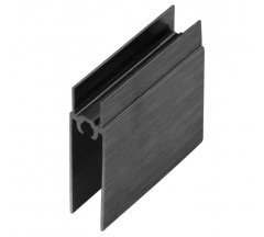 Профиль горизонтальный нижний ПРЕМИАЛ графит браш 5900/20 шт