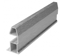 Профиль вертикальный ELEFHANT трапеция графит браш 5400