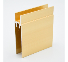 Профиль горизонт.нижний ПРЕМИАЛ золото блест 5900/12шт