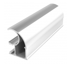 Профиль вертикальный С ПРЕМИАЛ серебро хим.пол. 5400/12шт