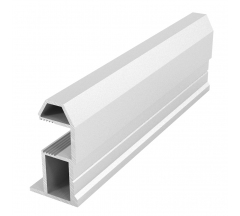Профиль вертикальный ELEPHANT трапеция хром мат 5400