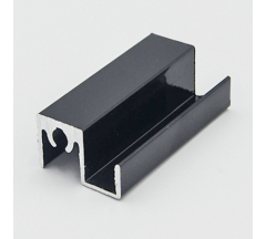 Профиль горизонт.верхний ELEPHANT черный глянец 5900