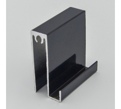 Профиль горизонт.нижний ELEPHANT черный глянец 5900