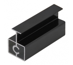 Профиль двухсторонний со стяжкой ELEPHANT черный глянец 5900